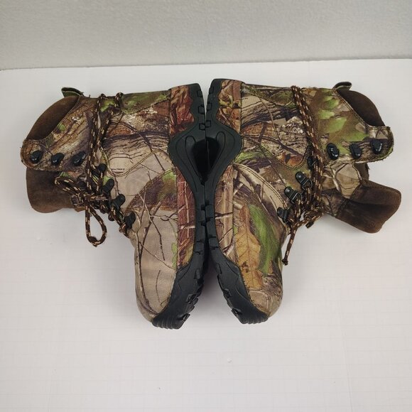 Game Winner Camo Boots Big Kid Boys sz 7 Hunting Hiking Lace Up - Picture 7 of 11